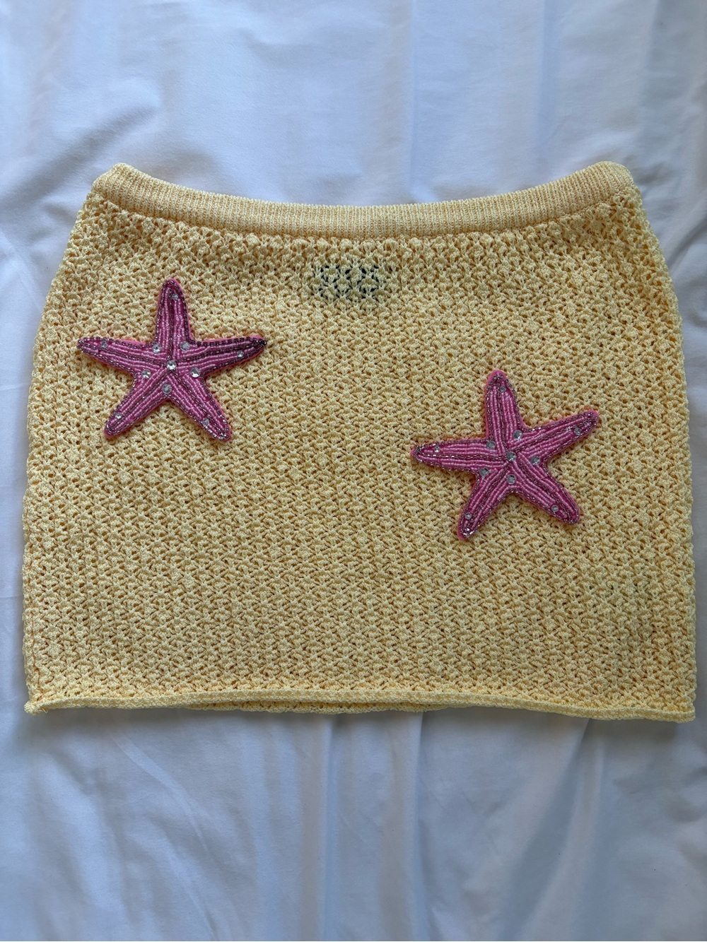 White Fox Boutique Azure Star Mini Skirt